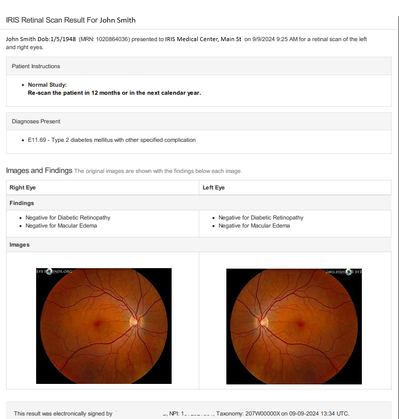 PDF Report Example